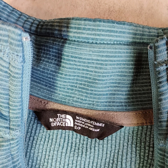 The North Face Fleece Lined Active Outdoor Pullover Sweater Turquoise Size Small - Picture 8 of 14